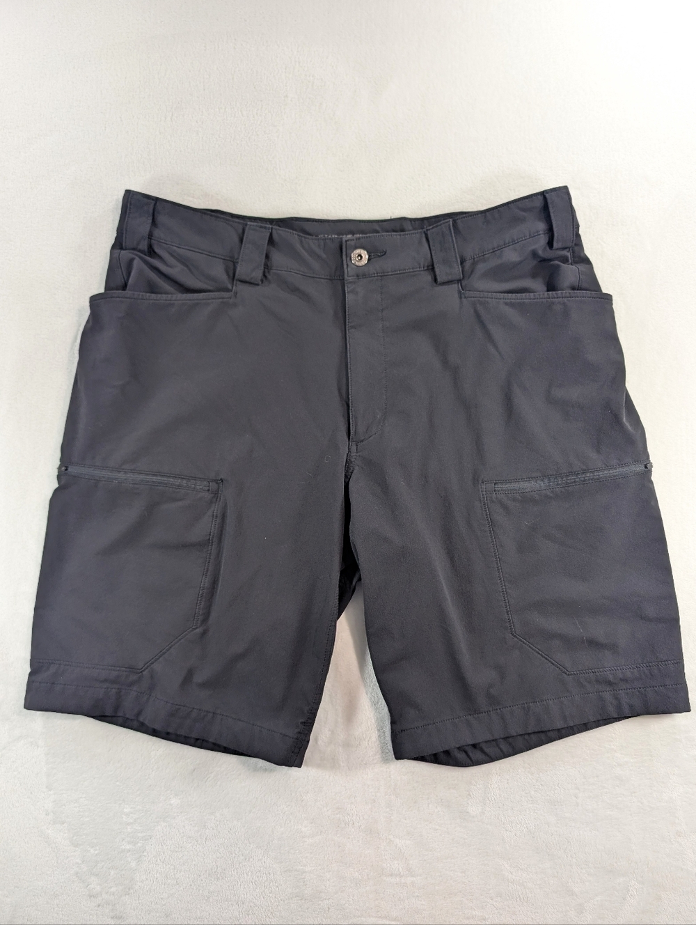 Duluth Trading Co Flexpedition Cargo Shorts | Men’s 38 Black Hiking Work Outdoor